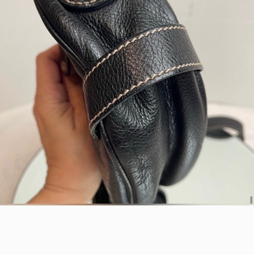 Gucci black leather 3 way belt bag Crossbody shoulder bag w/ COA, EUC - Picture 8 of 15